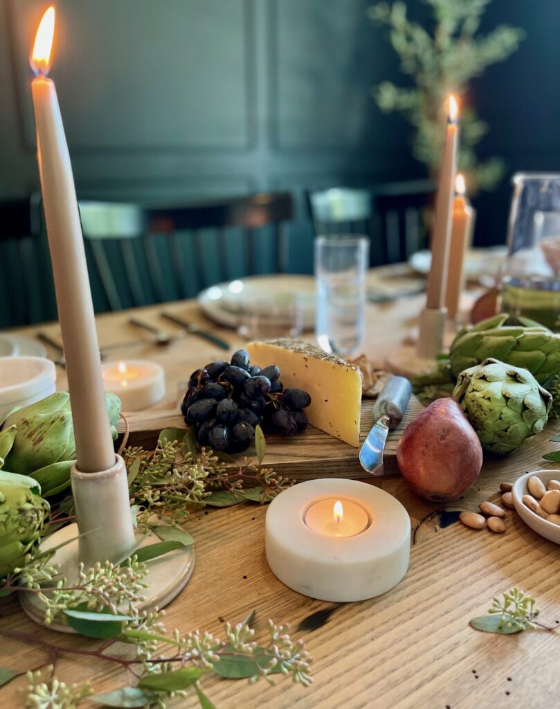 A festive Holiday table with AllModern