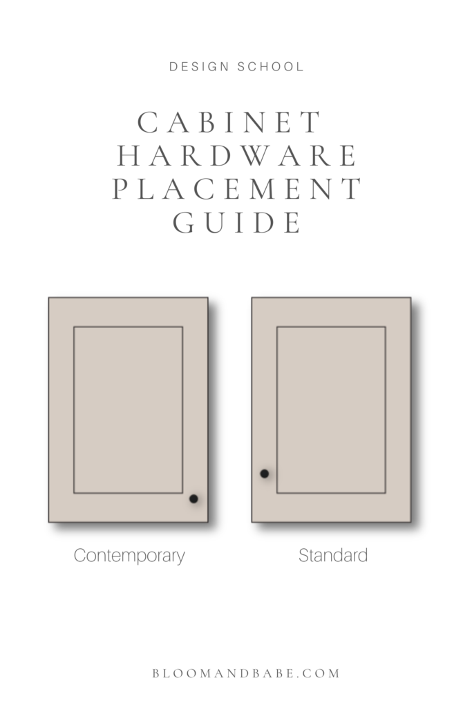 Cabinet Hardware Placement Tips