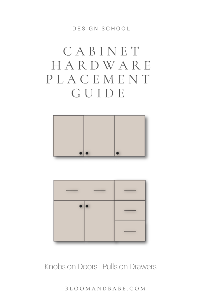 Cabinet Hardware Placement