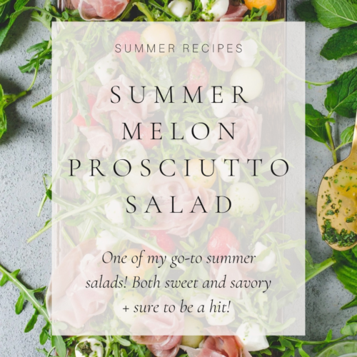 Melon Prosciutto Salad Recipe