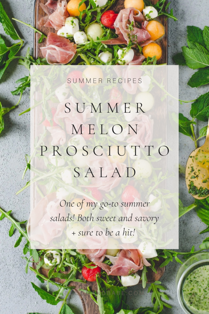 Melon Prosciutto Salad Recipe