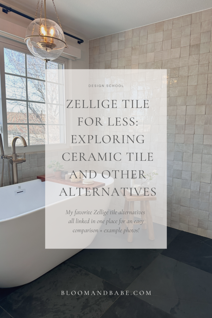 Zellige Tile for Less: Exploring Ceramic Tile and Other Alternatives