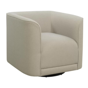 Cordoba Upholstered Swivel Barrel Chair